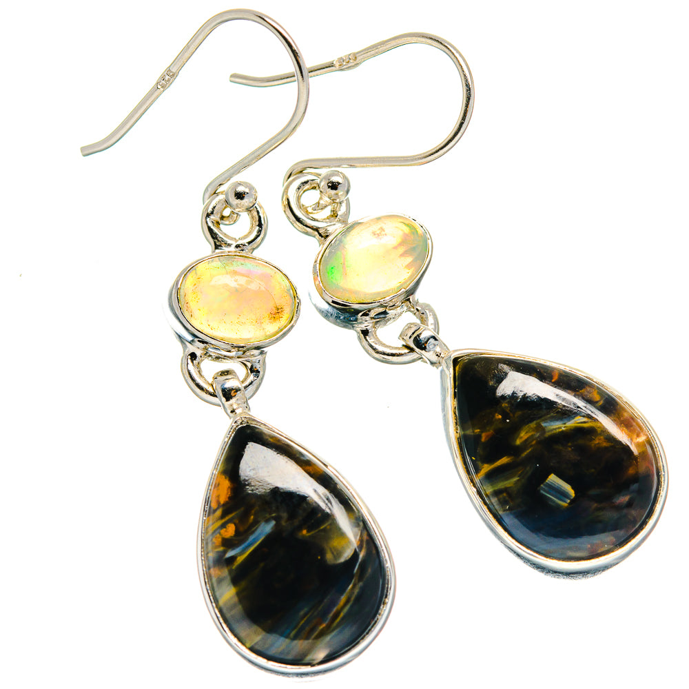 Pietersite Earrings handcrafted by Anasilvercos - EARR425034 - Photo 2