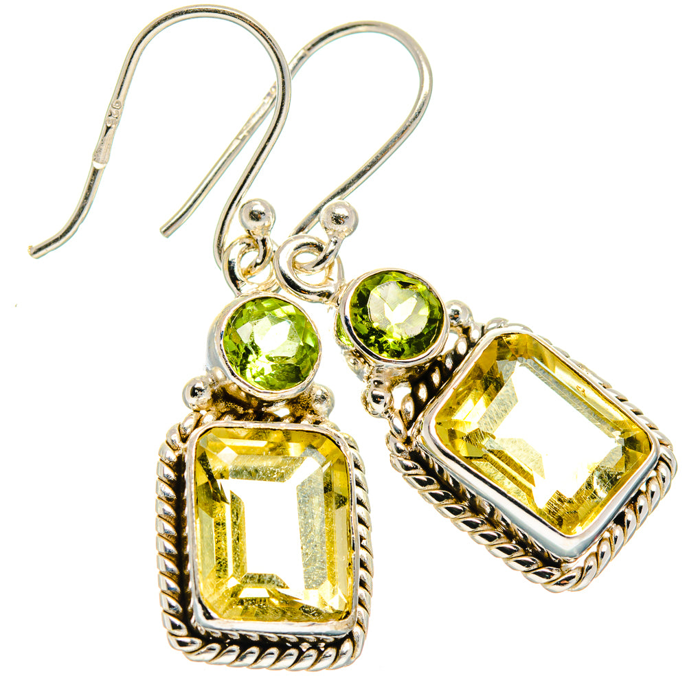 Citrine Earrings handcrafted by Anasilvercos - EARR425036 - Photo 2