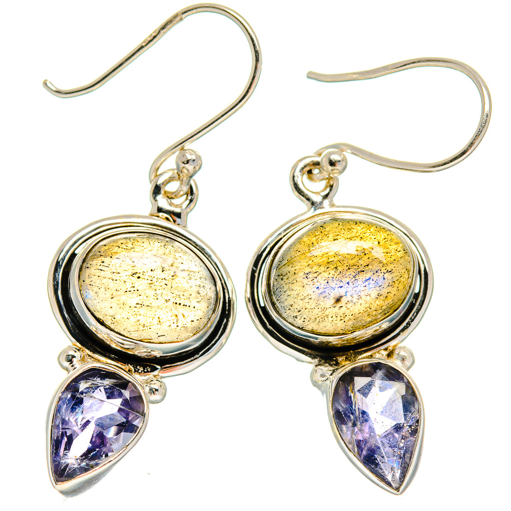 Labradorite Earrings handcrafted by Anasilvercos - EARR425049 - Photo 2