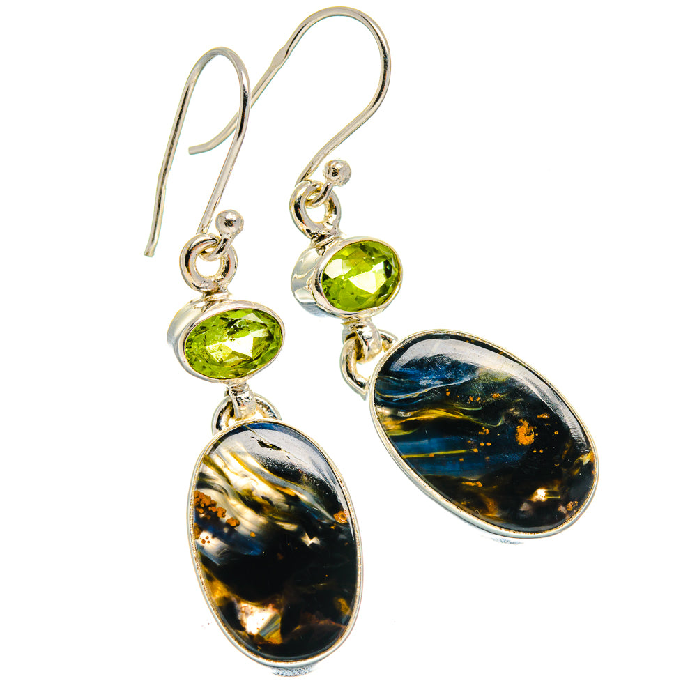 Pietersite Earrings handcrafted by Anasilvercos - EARR425060 - Photo 2