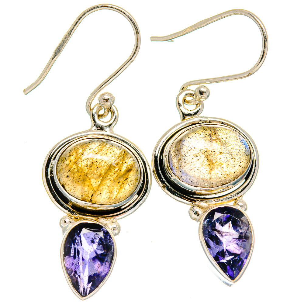 Labradorite Earrings handcrafted by Anasilvercos - EARR425064 - Photo 2