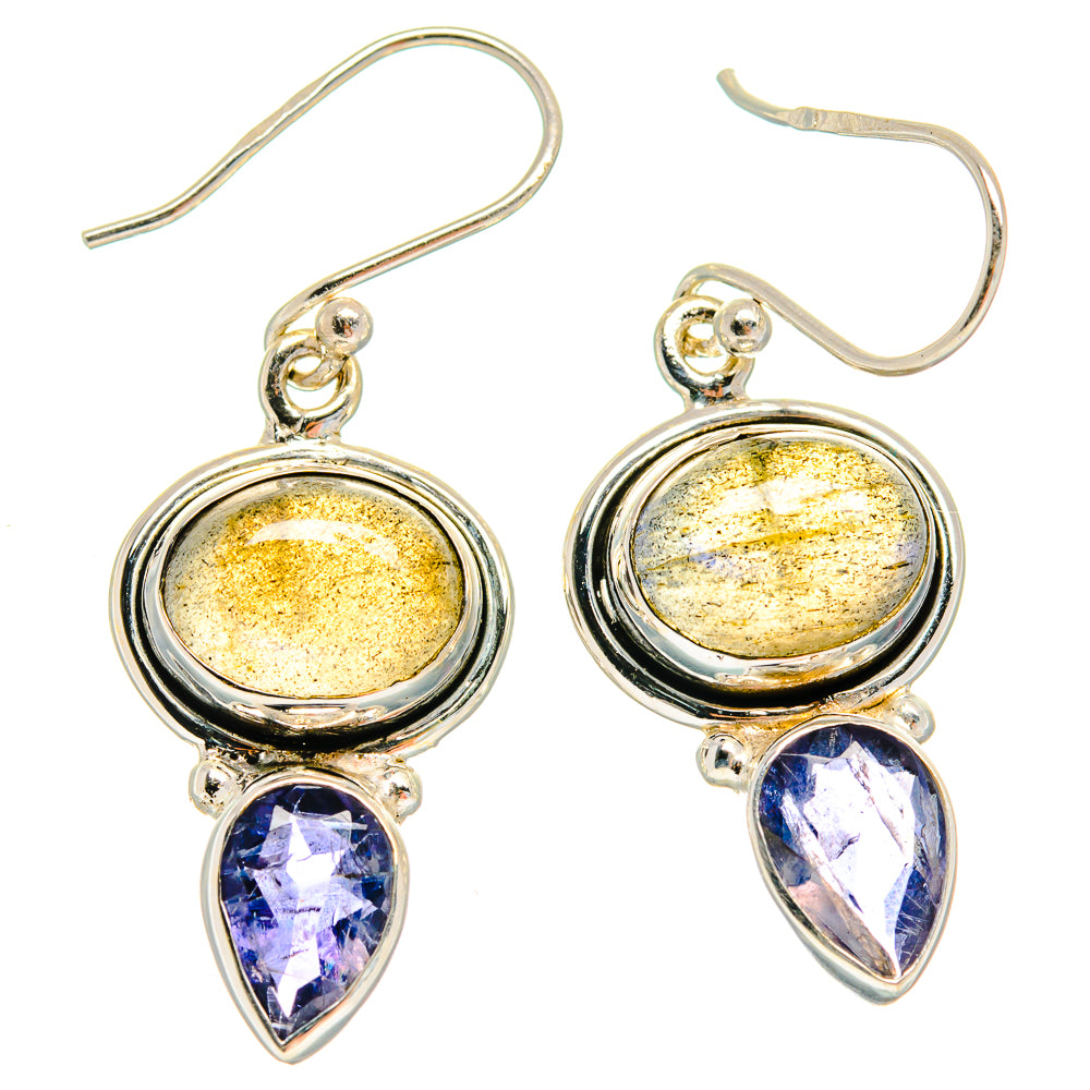 Labradorite Earrings handcrafted by Anasilvercos - EARR425066 - Photo 2