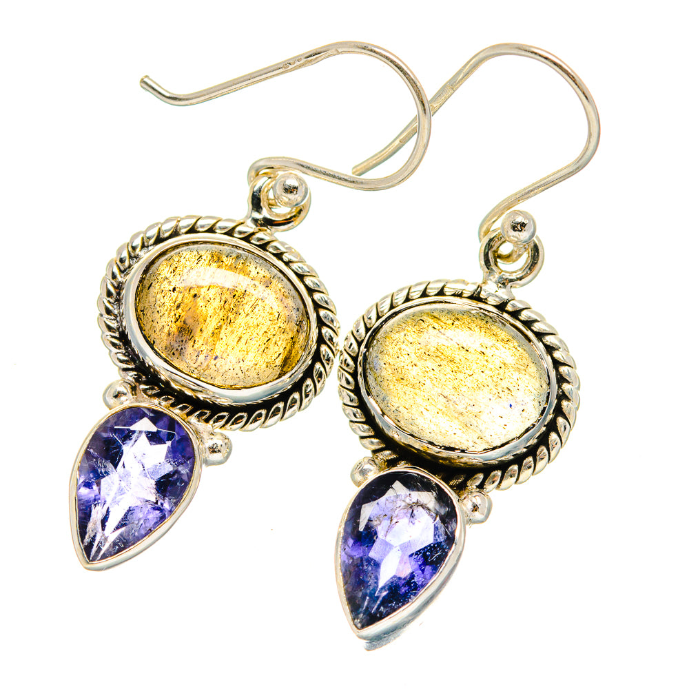 Labradorite Earrings handcrafted by Anasilvercos - EARR425072 - Photo 2