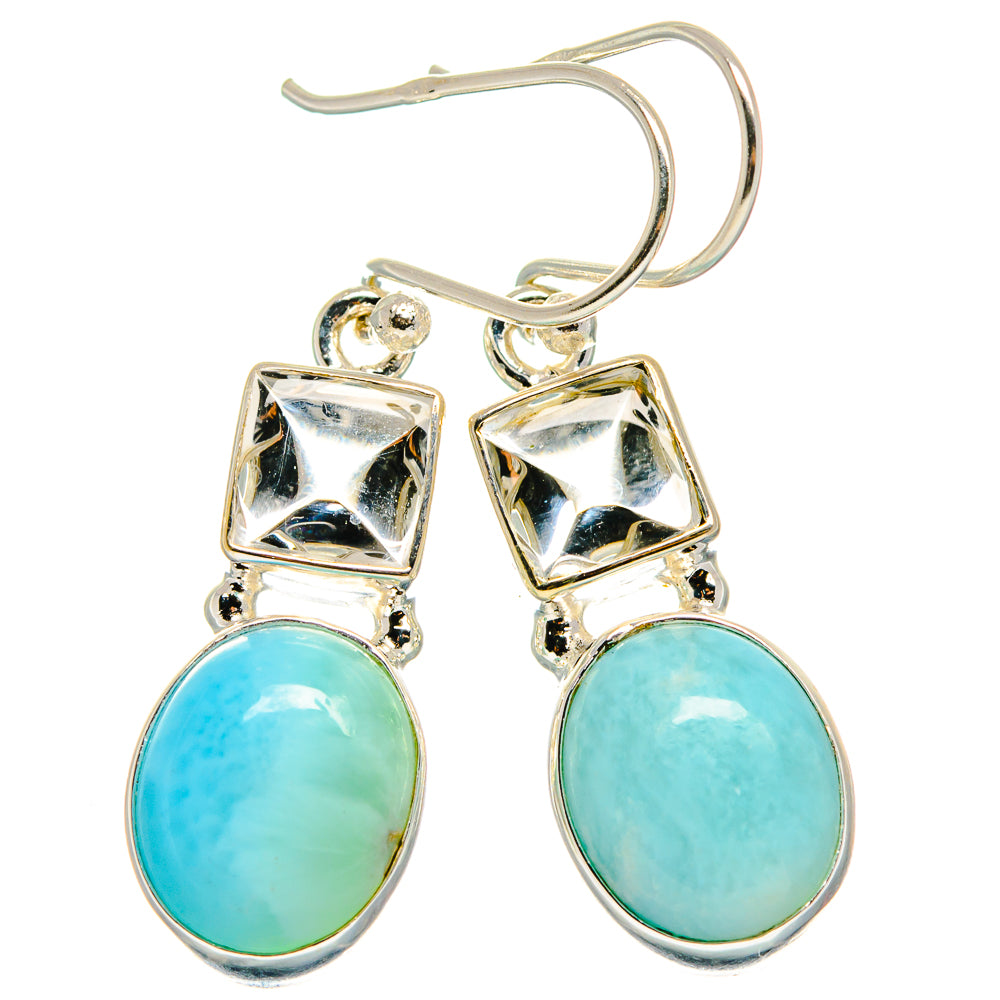 Larimar Earrings handcrafted by Anasilvercos - EARR425085 - Photo 2