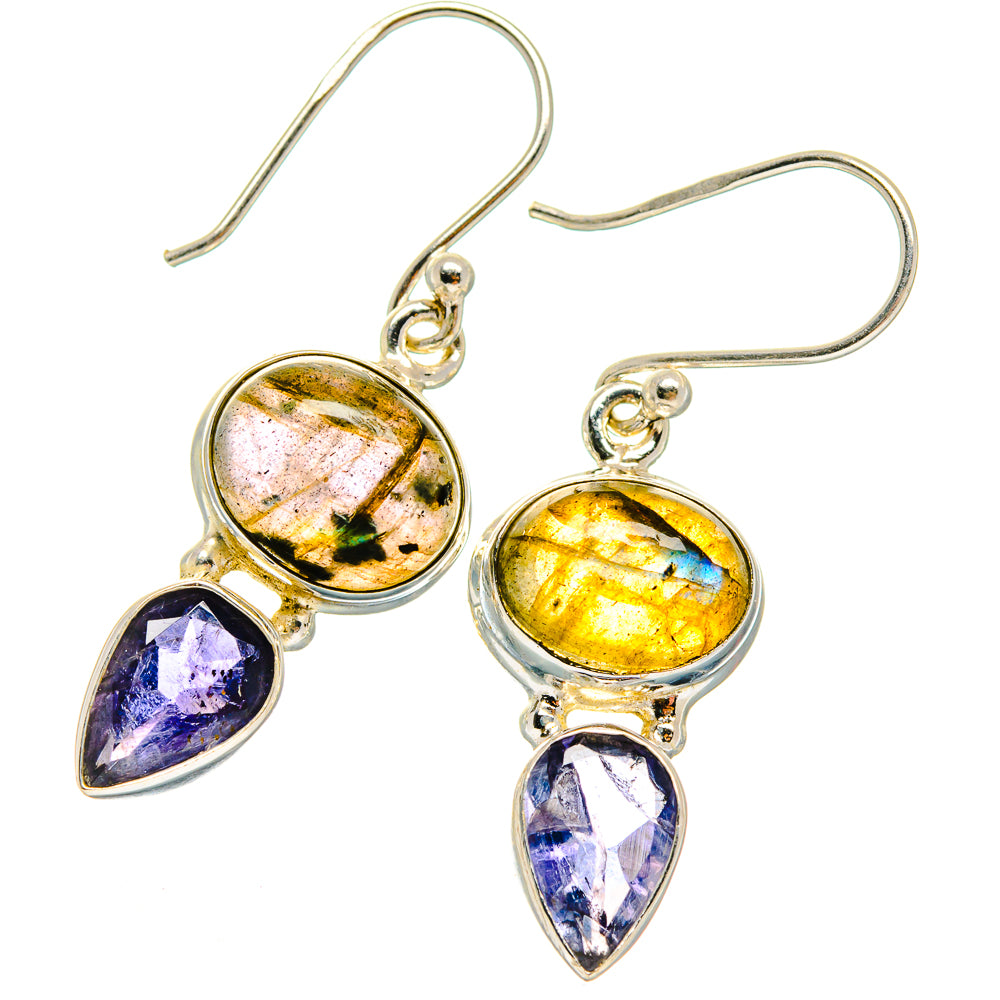 Labradorite Earrings handcrafted by Anasilvercos - EARR425088 - Photo 2