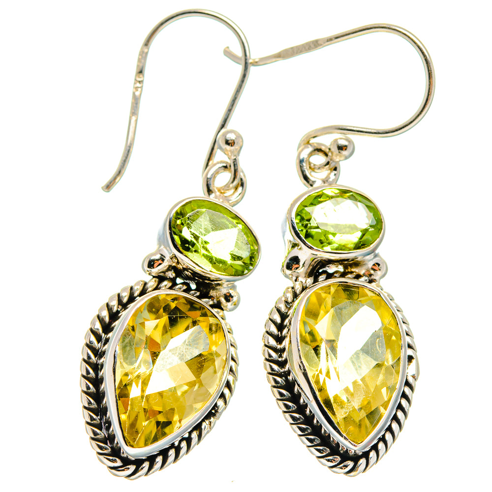 Citrine Earrings handcrafted by Anasilvercos - EARR425099 - Photo 2