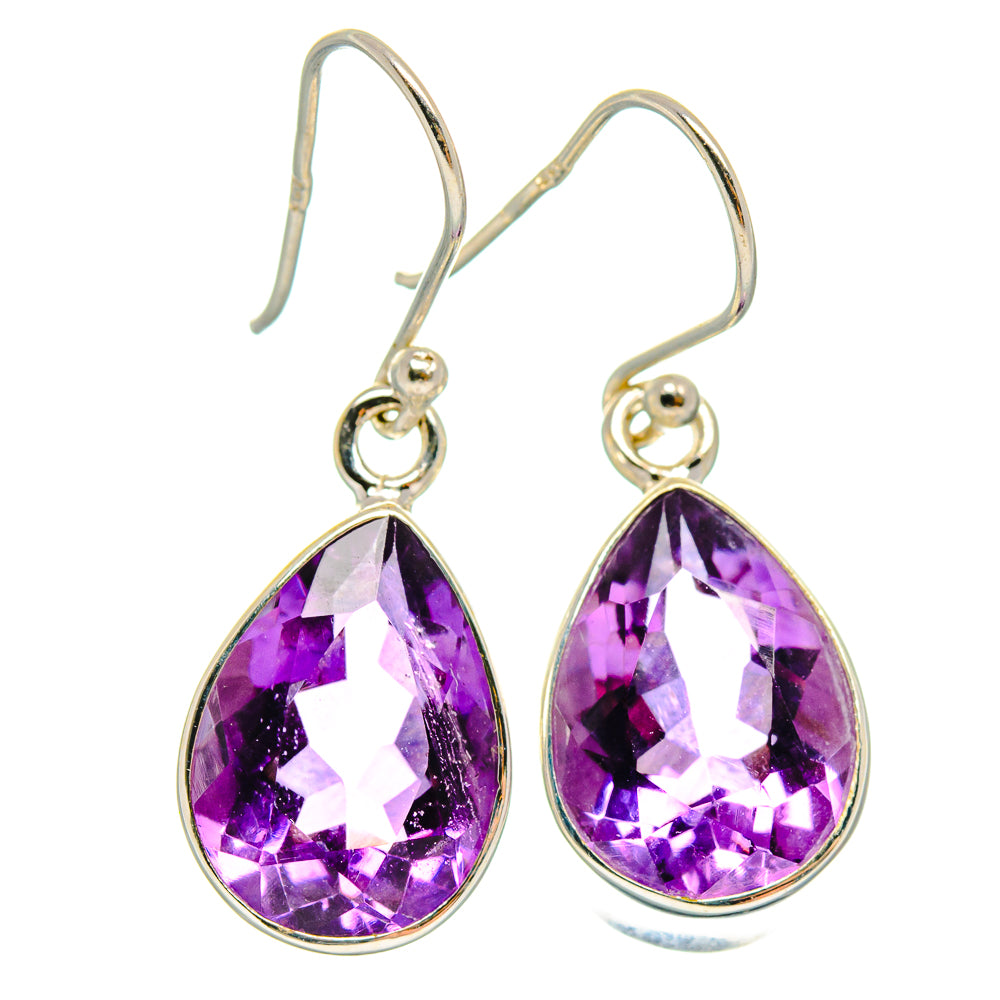 Amethyst Earrings handcrafted by Anasilvercos - EARR425100 - Photo 2