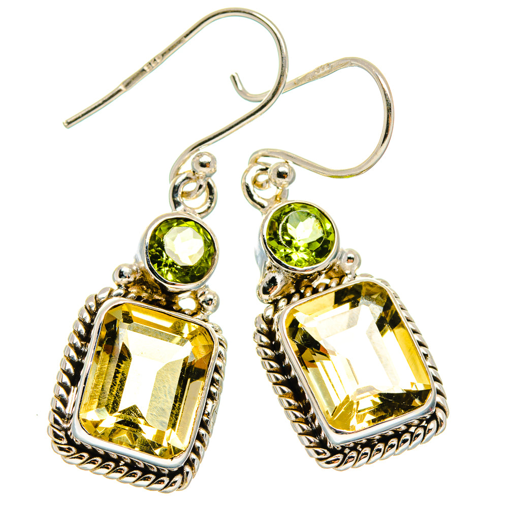 Citrine Earrings handcrafted by Anasilvercos - EARR425101 - Photo 2
