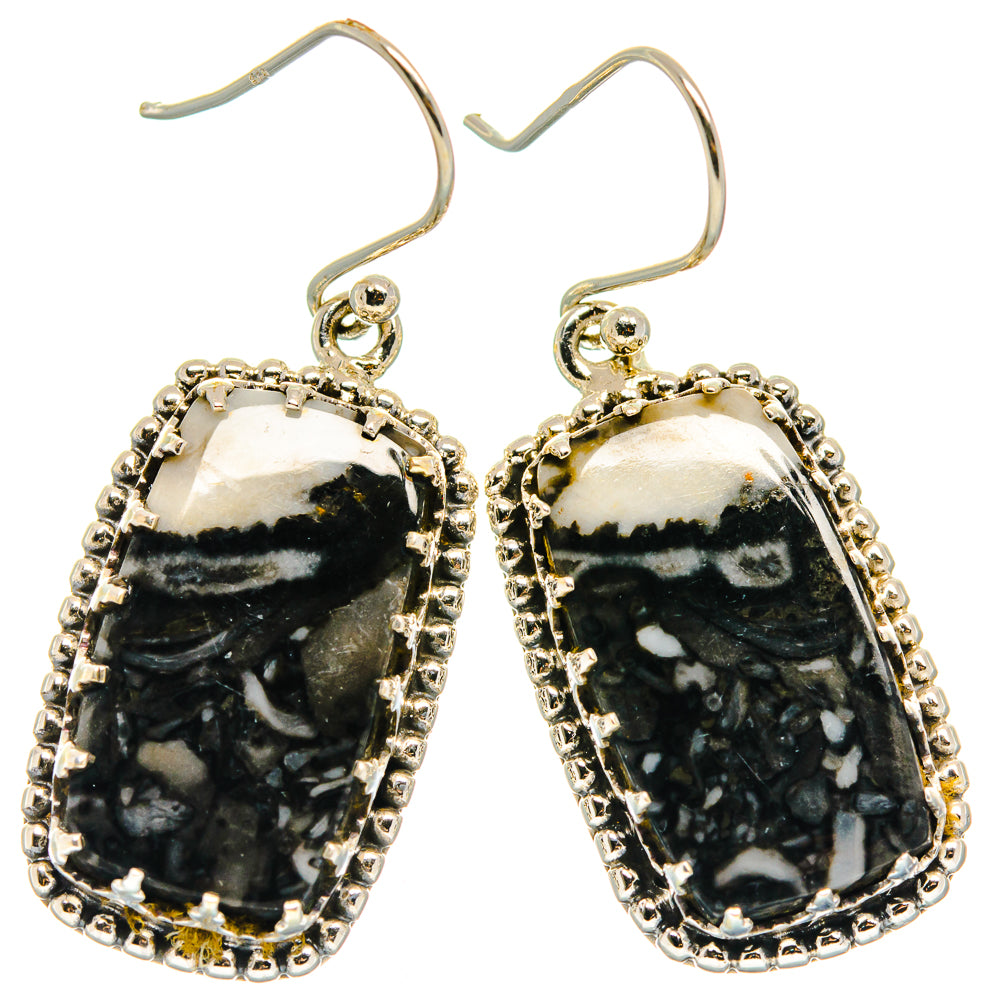 Pinolith Jasper Earrings handcrafted by Anasilvercos - EARR425106 - Photo 2