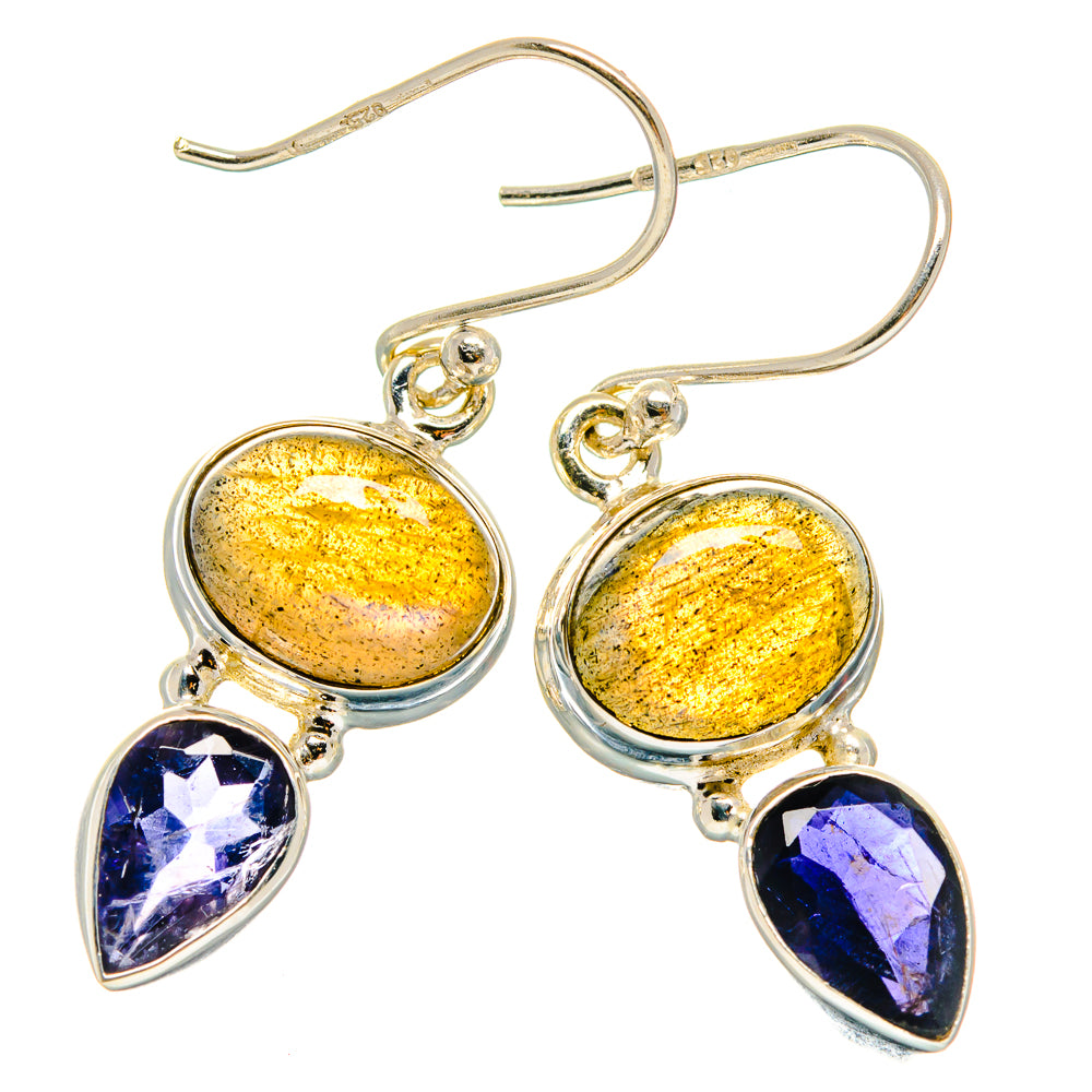 Labradorite Earrings handcrafted by Anasilvercos - EARR425108 - Photo 2