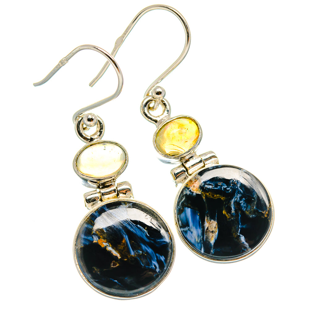 Pietersite Earrings handcrafted by Anasilvercos - EARR425110 - Photo 2