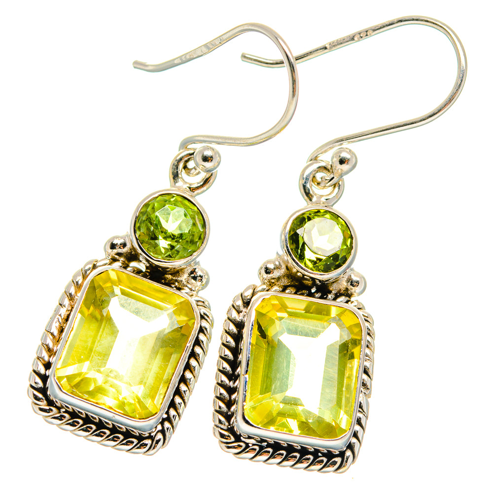 Citrine Earrings handcrafted by Anasilvercos - EARR425118 - Photo 2