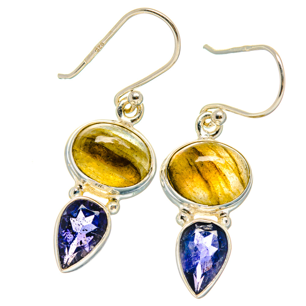Labradorite Earrings handcrafted by Anasilvercos - EARR425128 - Photo 2