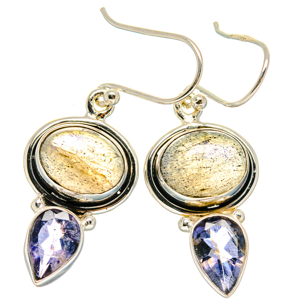 Labradorite Earrings handcrafted by Anasilvercos - EARR425135 - Photo 2