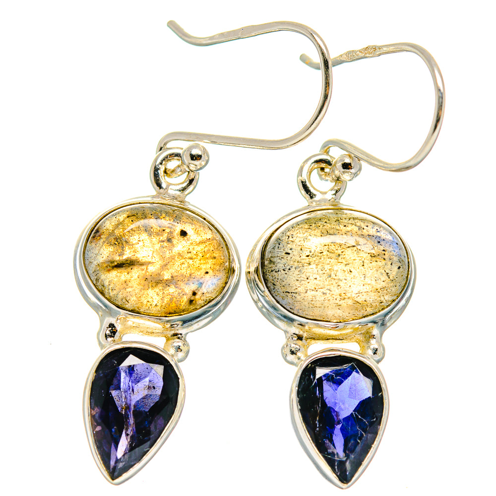 Labradorite Earrings handcrafted by Anasilvercos - EARR425140 - Photo 2