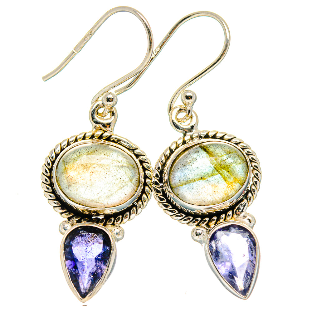Labradorite Earrings handcrafted by Anasilvercos - EARR425147 - Photo 2