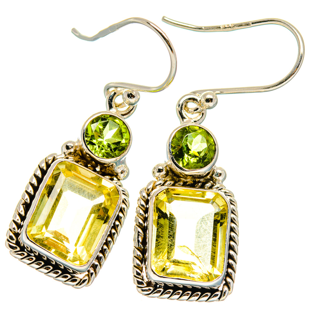Citrine Earrings handcrafted by Anasilvercos - EARR425155 - Photo 2