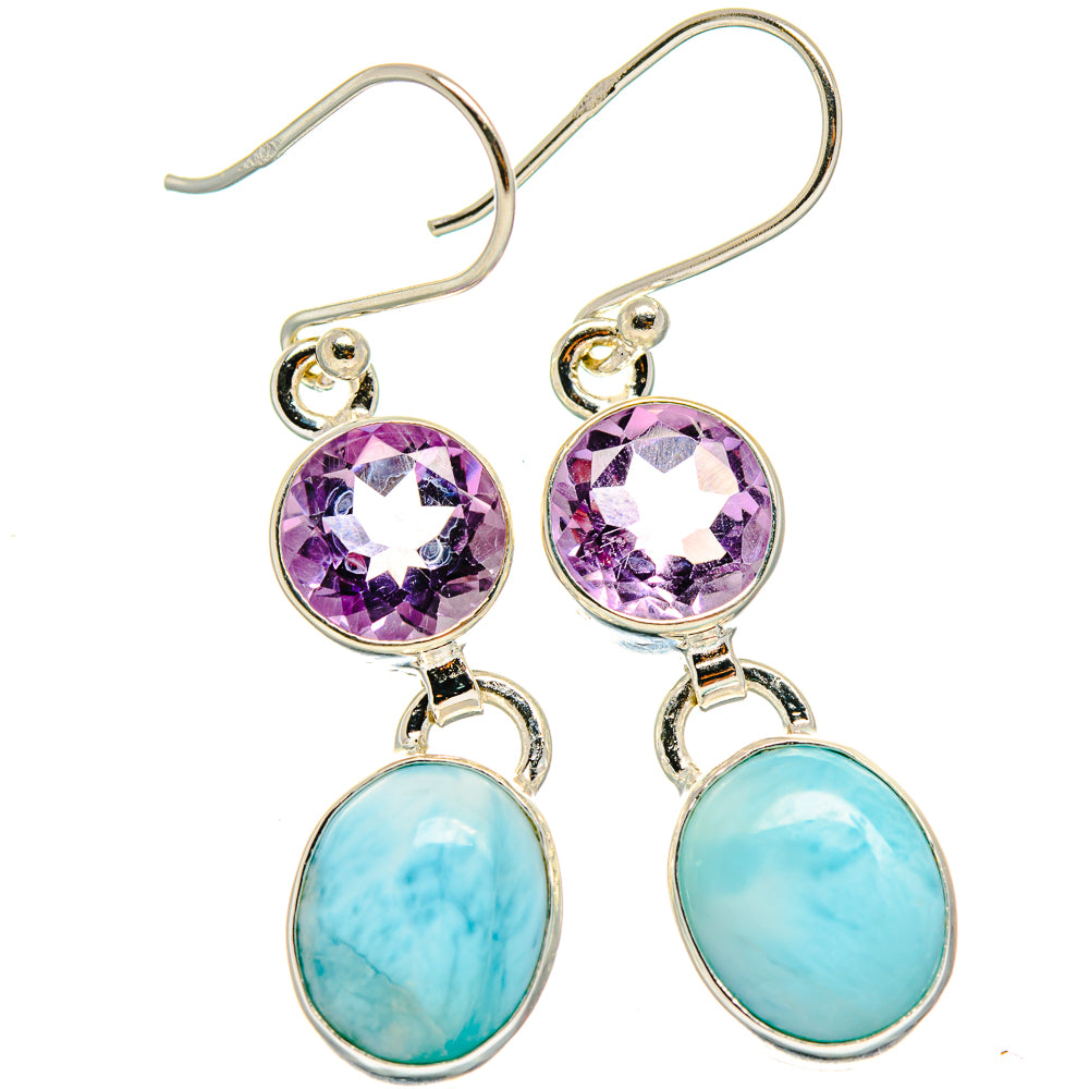 Larimar Earrings handcrafted by Anasilvercos - EARR425159 - Photo 2