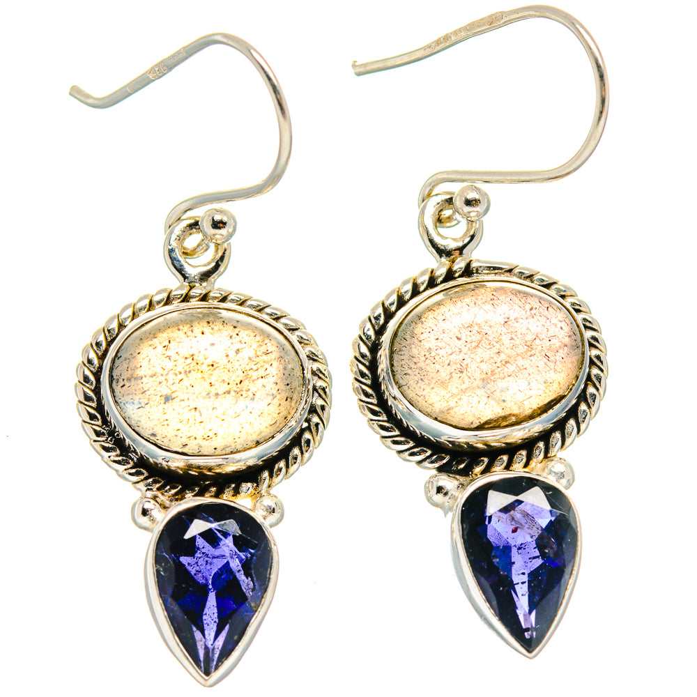 Labradorite Earrings handcrafted by Anasilvercos - EARR425160 - Photo 2