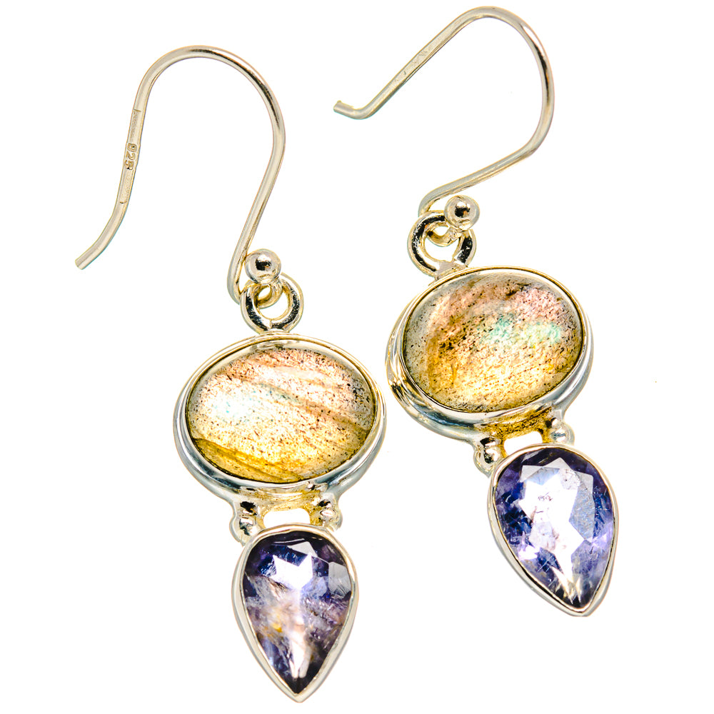 Labradorite Earrings handcrafted by Anasilvercos - EARR425169 - Photo 2