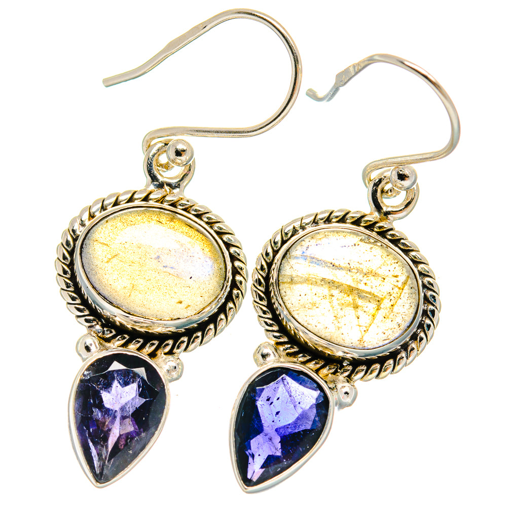 Labradorite Earrings handcrafted by Anasilvercos - EARR425172 - Photo 2
