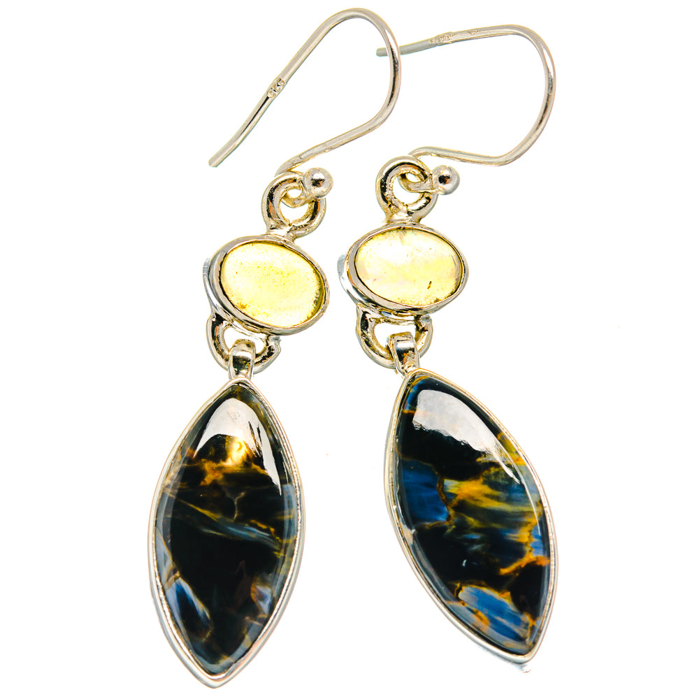 Pietersite Earrings handcrafted by Anasilvercos - EARR425174 - Photo 2