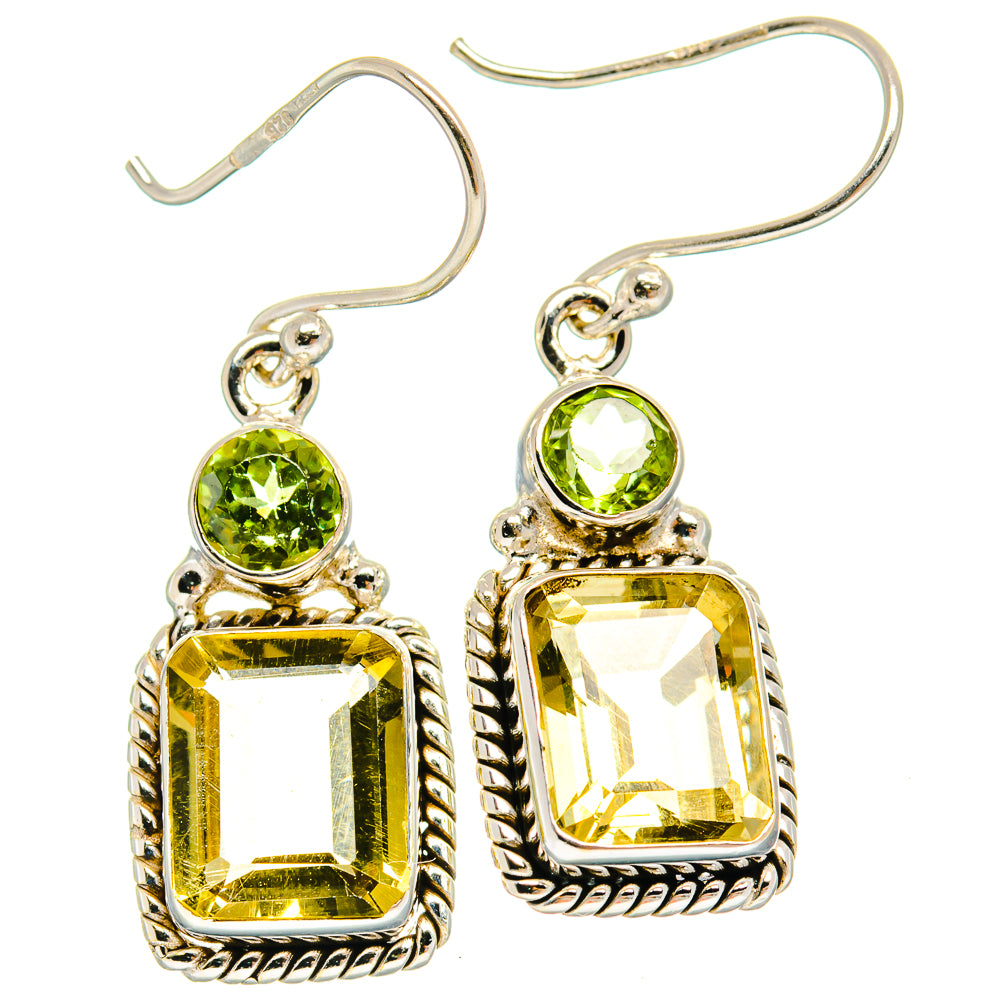Citrine Earrings handcrafted by Anasilvercos - EARR425185 - Photo 2