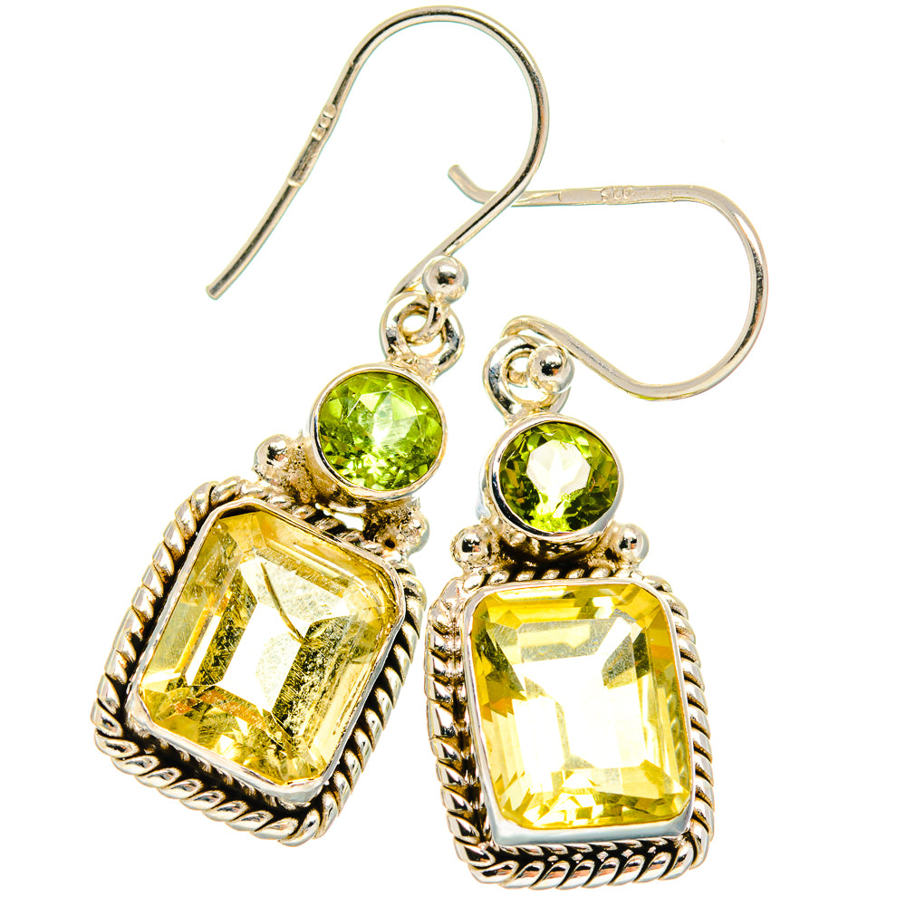 Citrine Earrings handcrafted by Anasilvercos - EARR425196 - Photo 2
