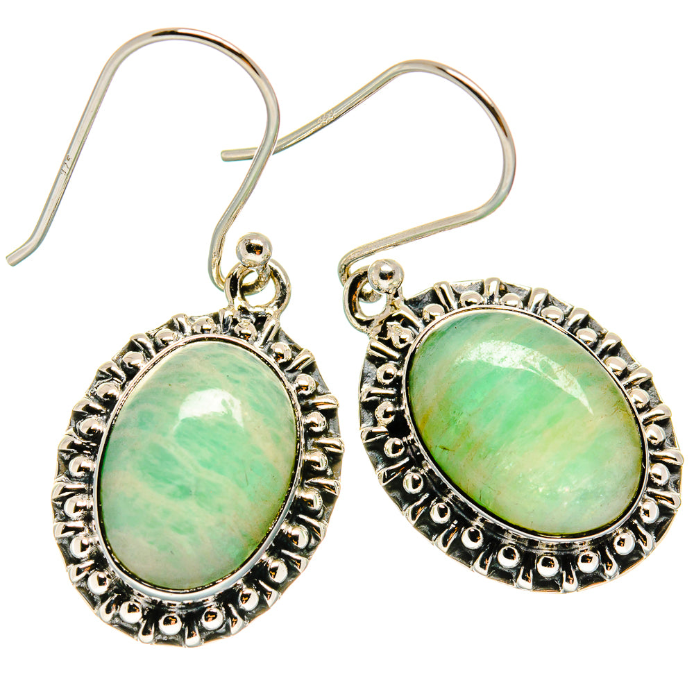 Amazonite Earrings handcrafted by Anasilvercos - EARR425209 - Photo 2