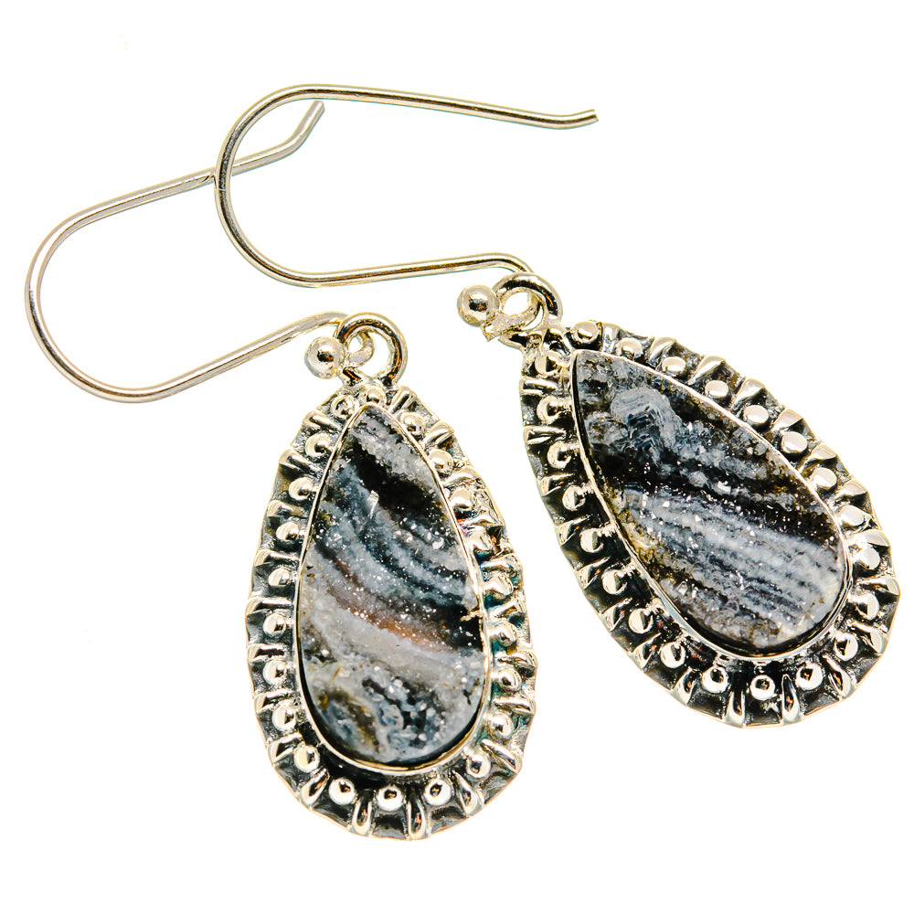 Desert Druzy Earrings handcrafted by Anasilvercos - EARR425230 - Photo 2