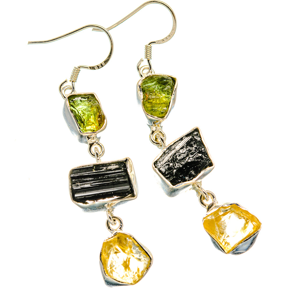 Tektite Earrings handcrafted by Anasilvercos - EARR425241 - Photo 2