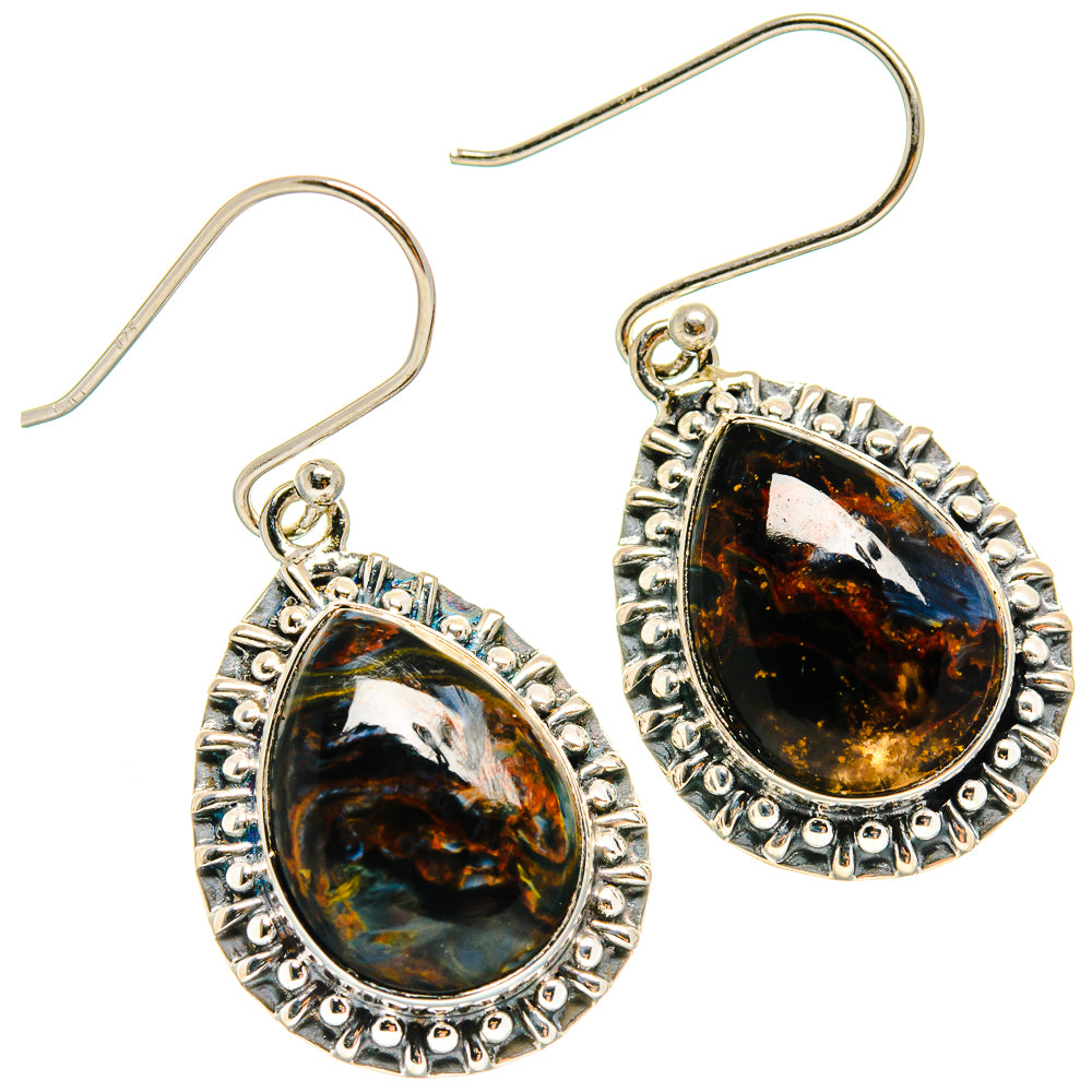 Pietersite Earrings handcrafted by Anasilvercos - EARR425242 - Photo 2