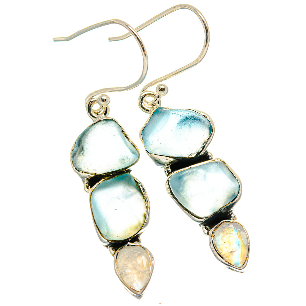 Aquamarine Earrings handcrafted by Anasilvercos - EARR425246 - Photo 2