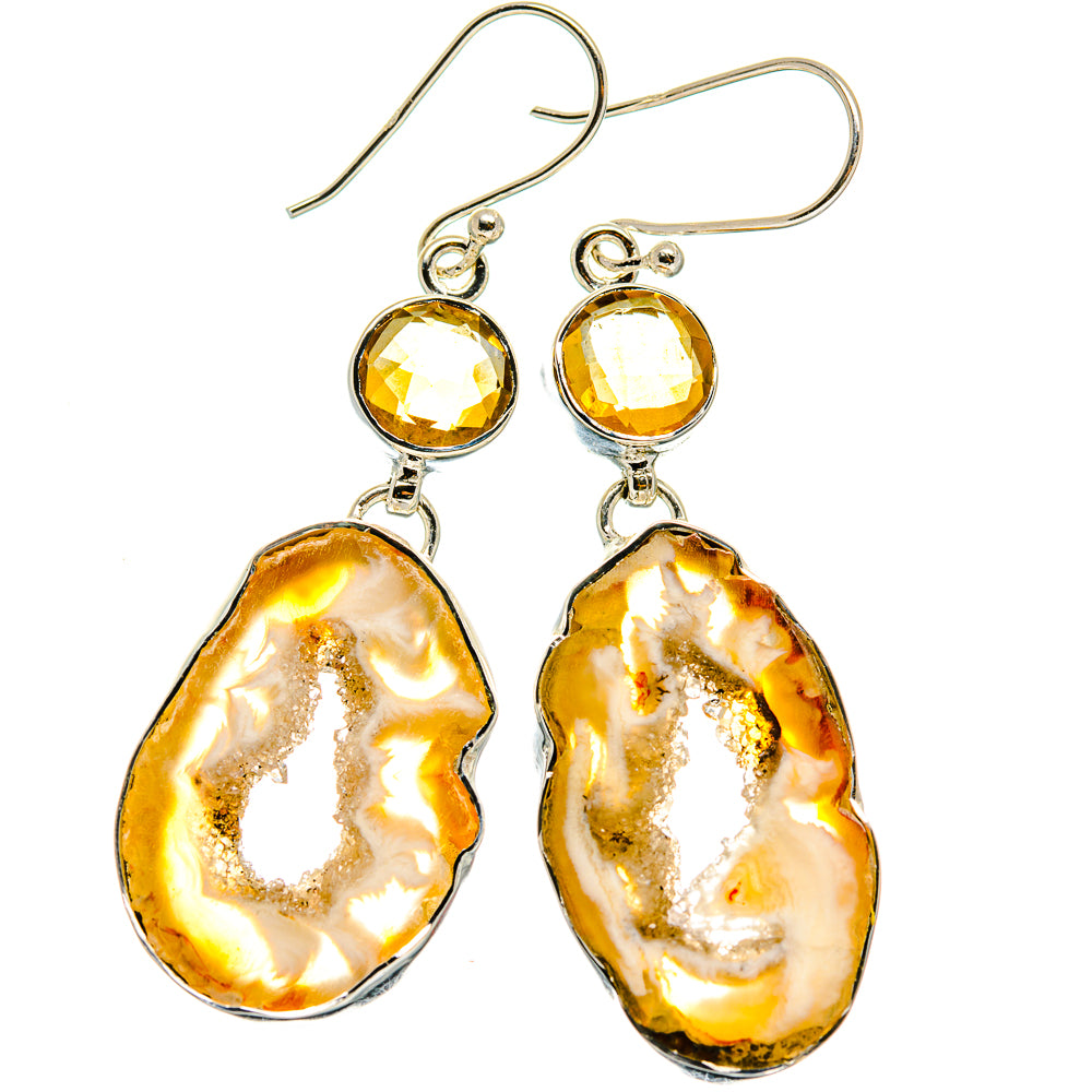 Geode Slice Earrings handcrafted by Anasilvercos - EARR425251 - Photo 2