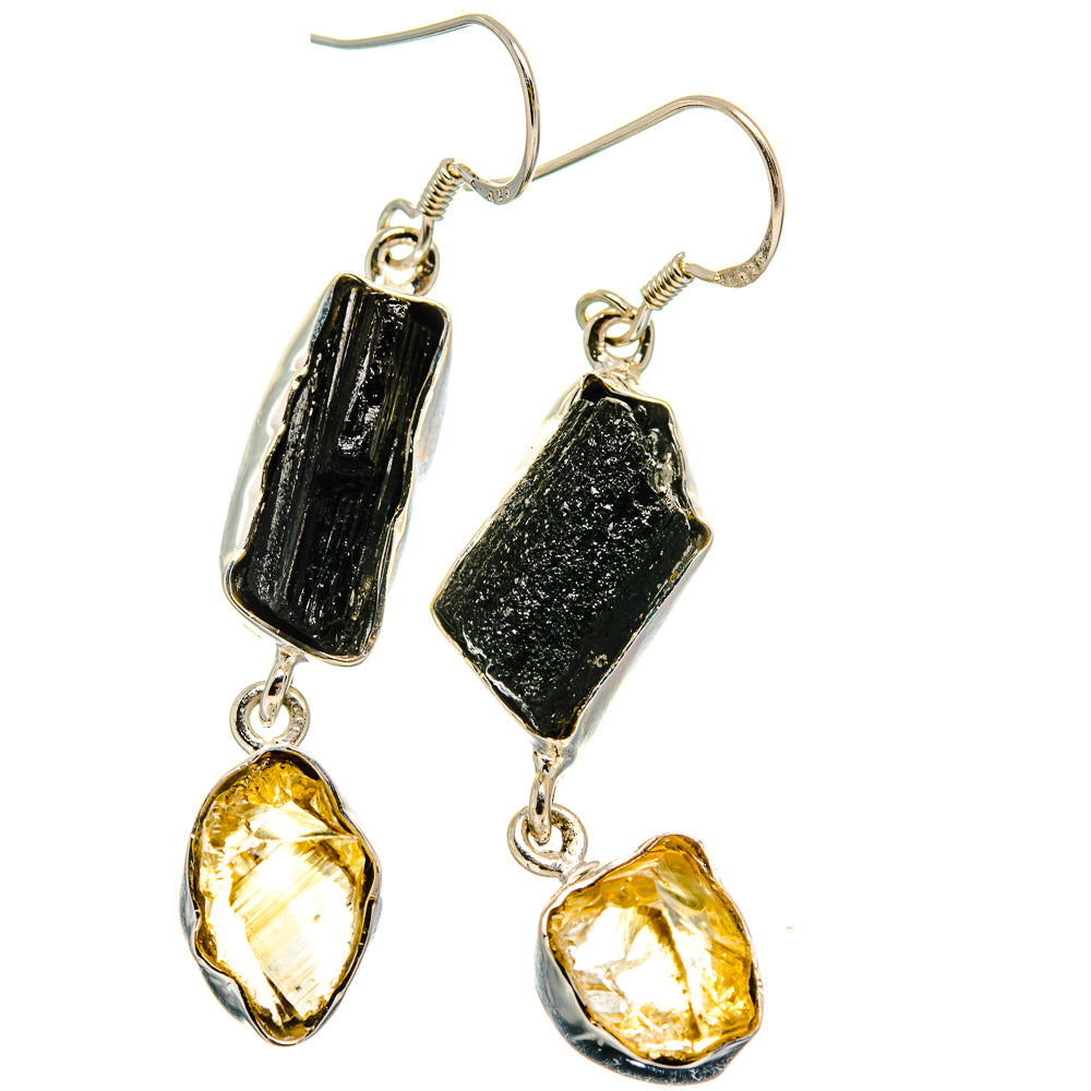 Tektite Earrings handcrafted by Anasilvercos - EARR425255 - Photo 2