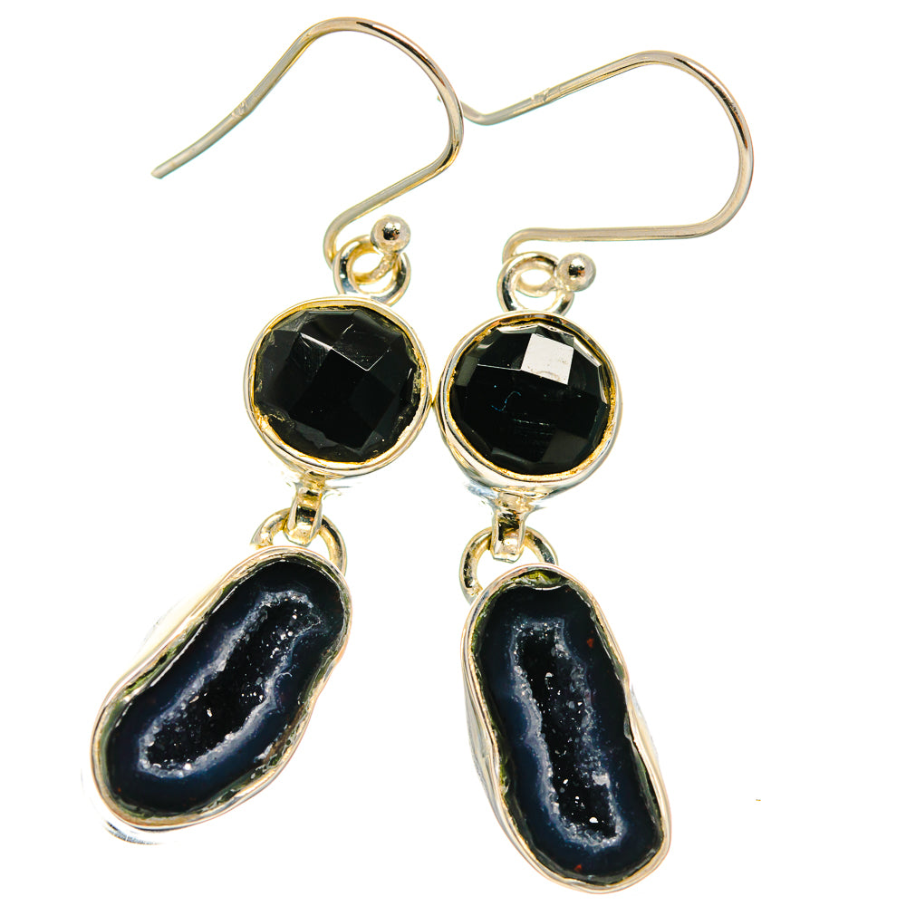 Coconut Geode Druzy Earrings handcrafted by Anasilvercos - EARR425283 - Photo 2
