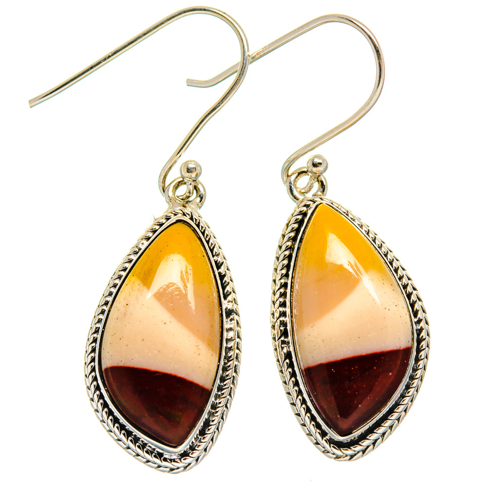 Mookaite Earrings handcrafted by Anasilvercos - EARR425288 - Photo 2
