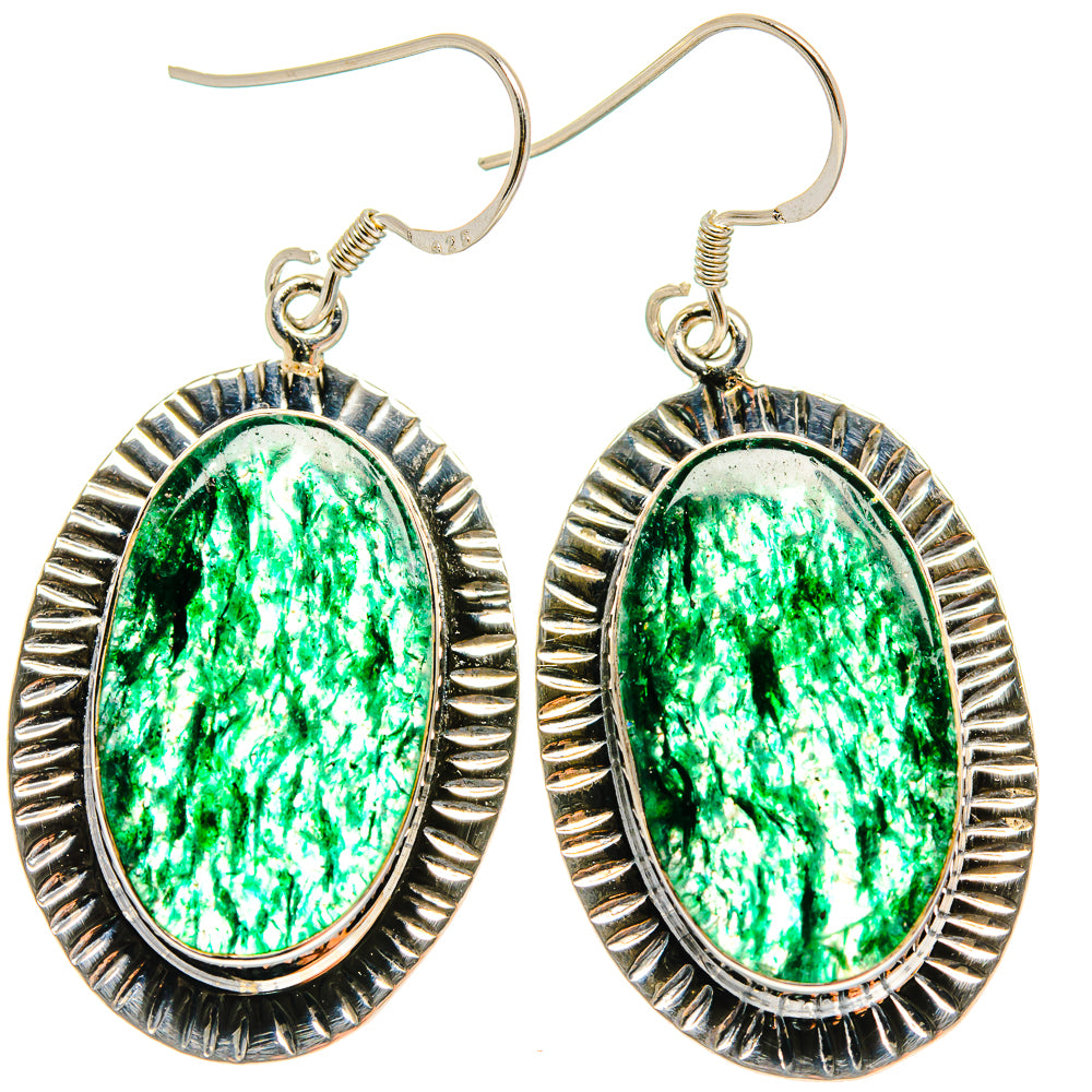 Green Aventurine Earrings handcrafted by Anasilvercos - EARR425300 - Photo 2