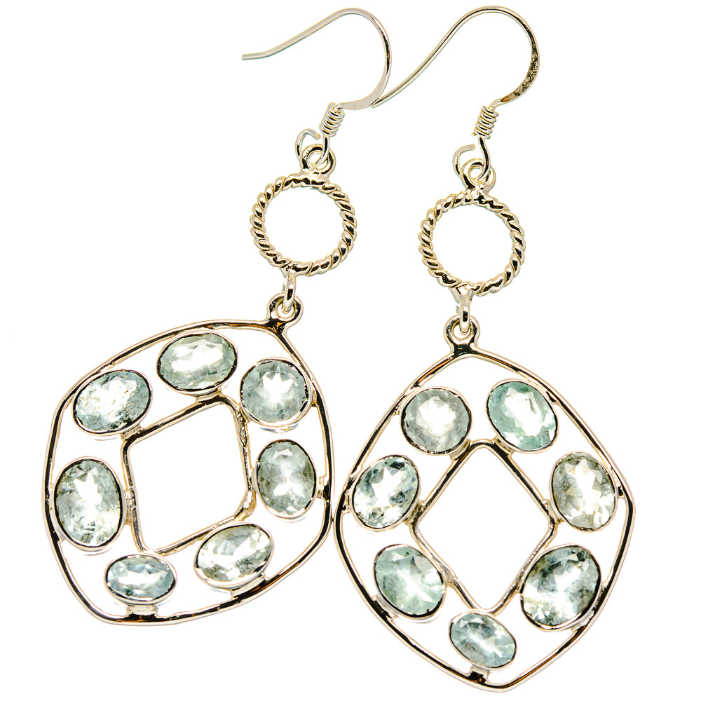 Blue Topaz Earrings handcrafted by Anasilvercos - EARR425315 - Photo 2