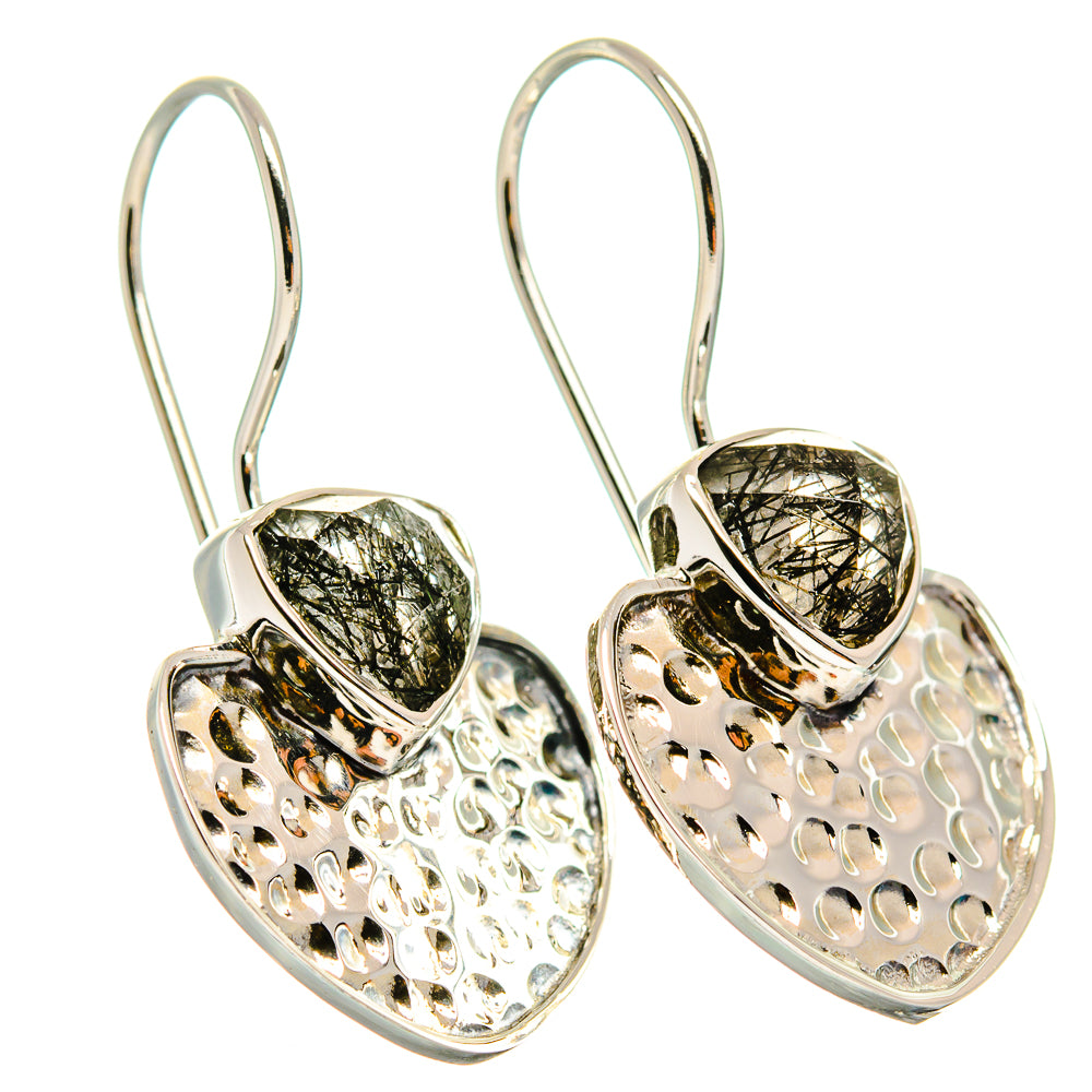 Tourmalinated Quartz Earrings handcrafted by Anasilvercos - EARR425327 - Photo 2