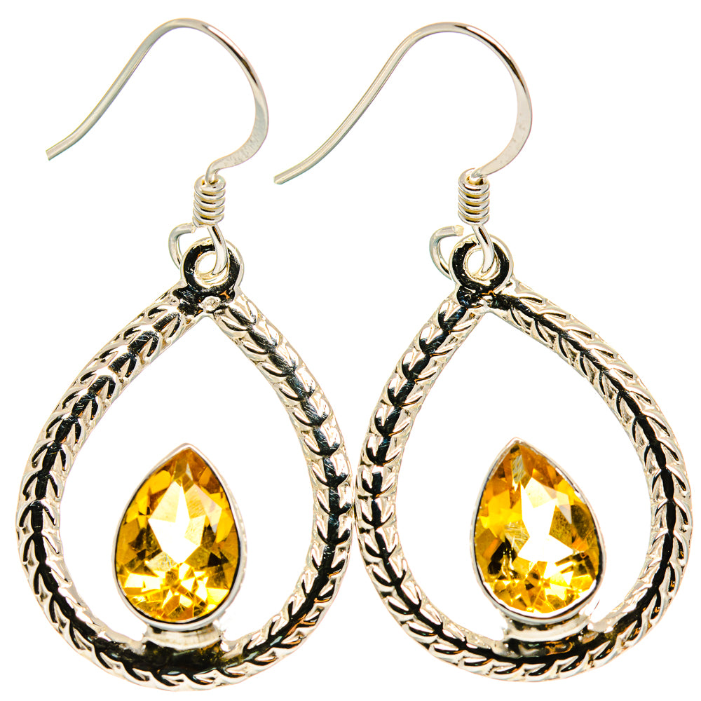 Citrine Earrings handcrafted by Anasilvercos - EARR425330 - Photo 2