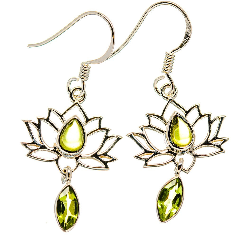Peridot Earrings handcrafted by Anasilvercos - EARR425336 - Photo 2