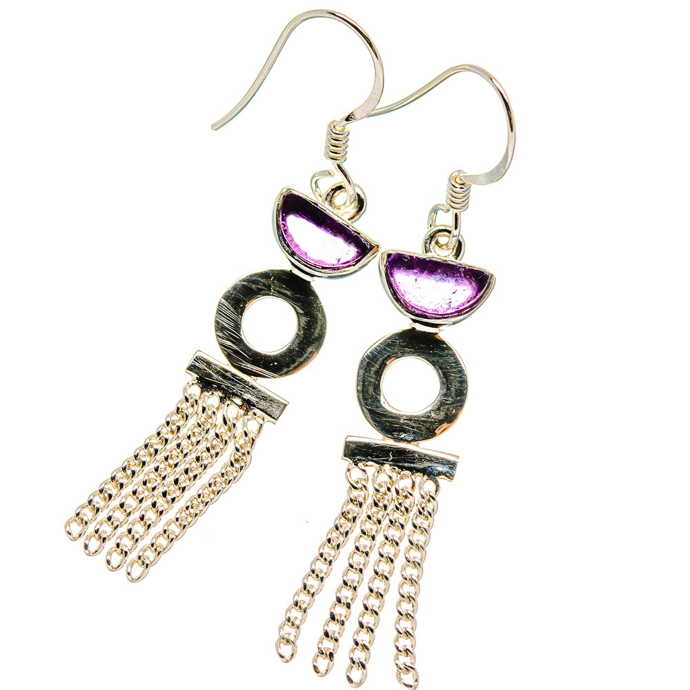Amethyst Earrings handcrafted by Anasilvercos - EARR425349 - Photo 2