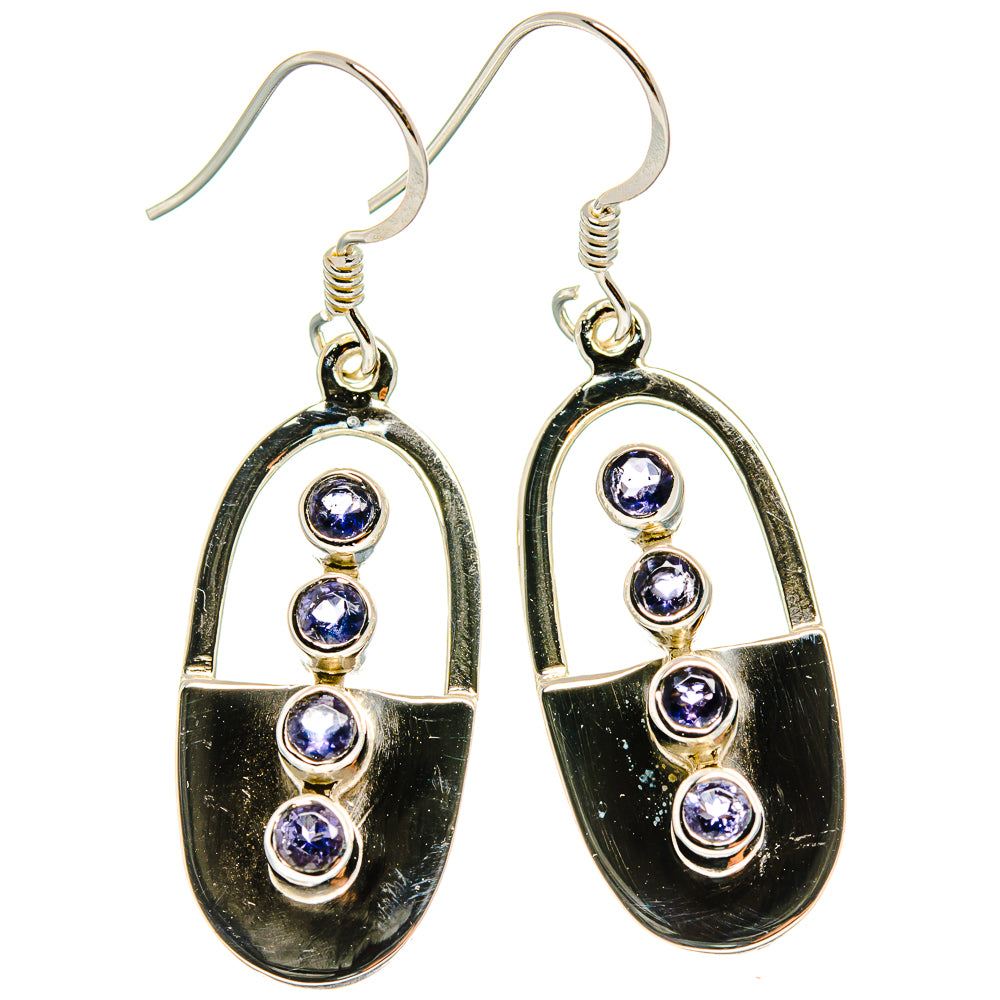 Tanzanite Earrings handcrafted by Anasilvercos - EARR425353 - Photo 2