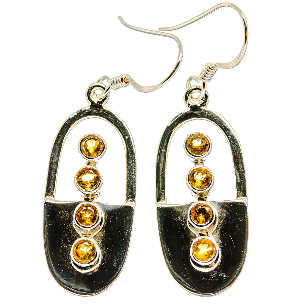 Citrine Earrings handcrafted by Anasilvercos - EARR425355 - Photo 2