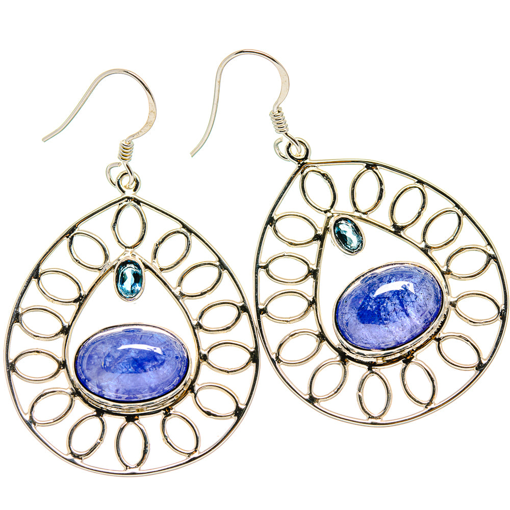 Tanzanite Earrings handcrafted by Anasilvercos - EARR425357 - Photo 2