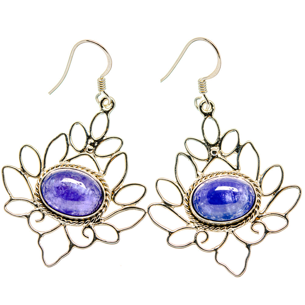 Tanzanite Earrings handcrafted by Anasilvercos - EARR425358 - Photo 2