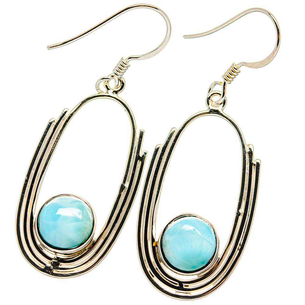 Larimar Earrings handcrafted by Anasilvercos - EARR425371 - Photo 2