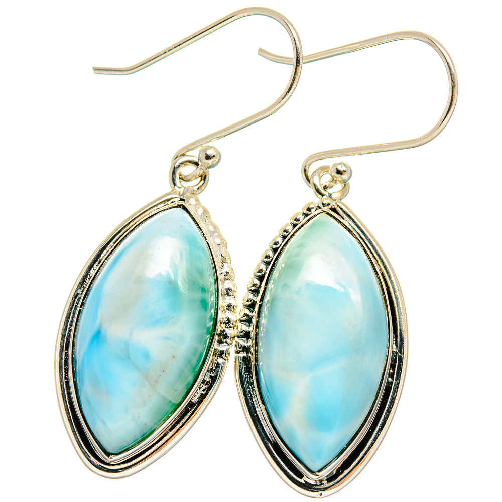 Larimar Earrings handcrafted by Anasilvercos - EARR425401 - Photo 2