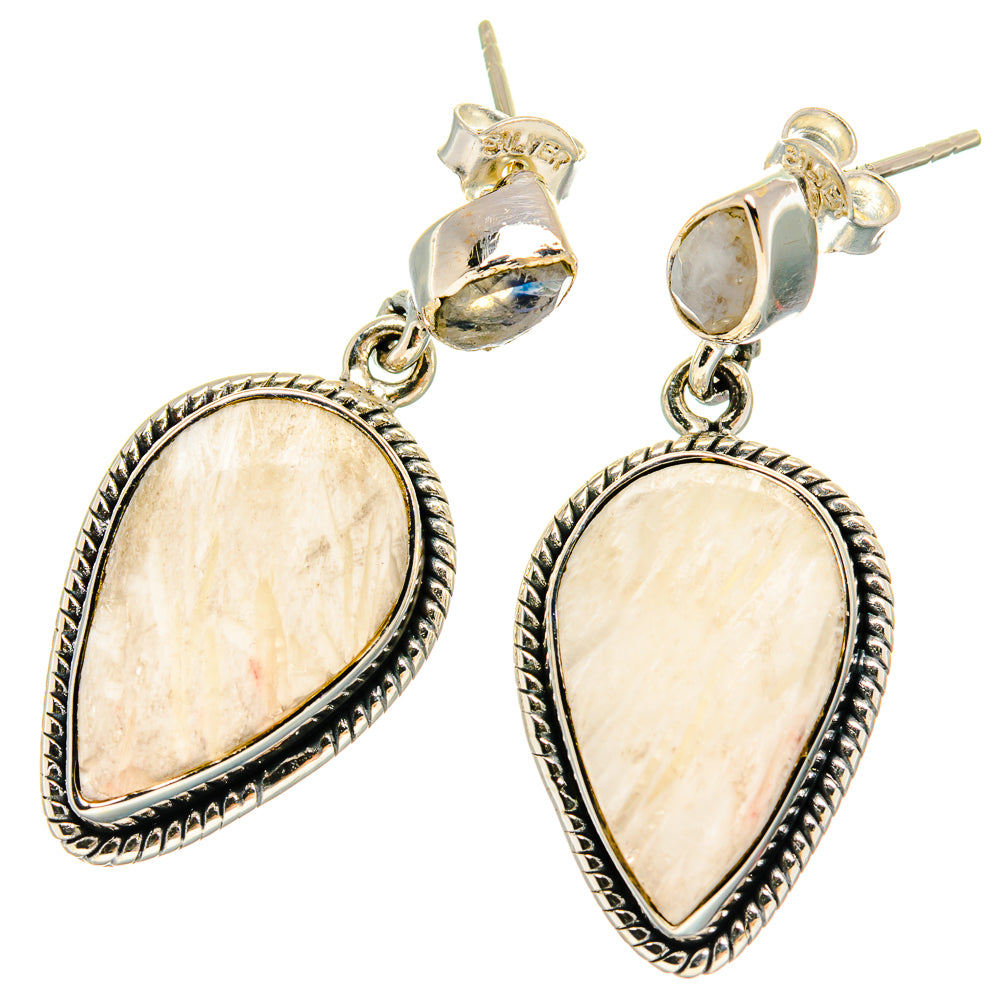 Scolecite Earrings handcrafted by Anasilvercos - EARR425407 - Photo 2